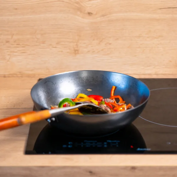 Oniri gietijzeren wokpan 32 cm voor inductie