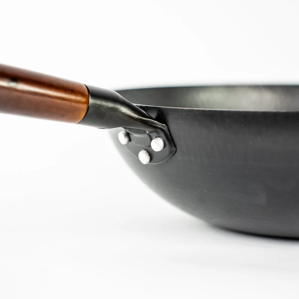 PFAS-vrije wokpan met deksel