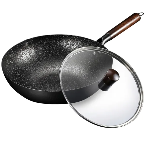Haku stalen wokpan 32 cm voor inductie