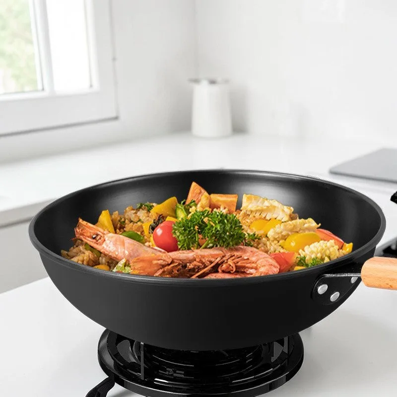 Wokset met deksel 3-delig