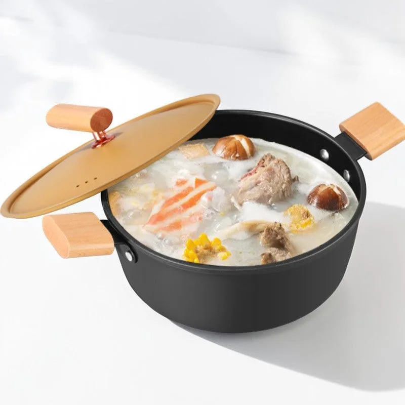 Wokset met deksel 3-delig