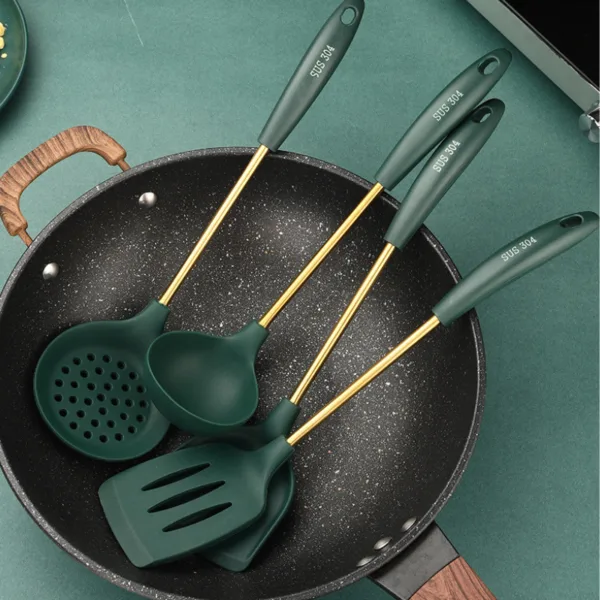 Siliconen wokgereedschapset
