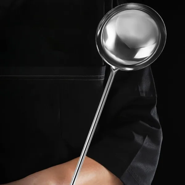 Pollepel met lange steel