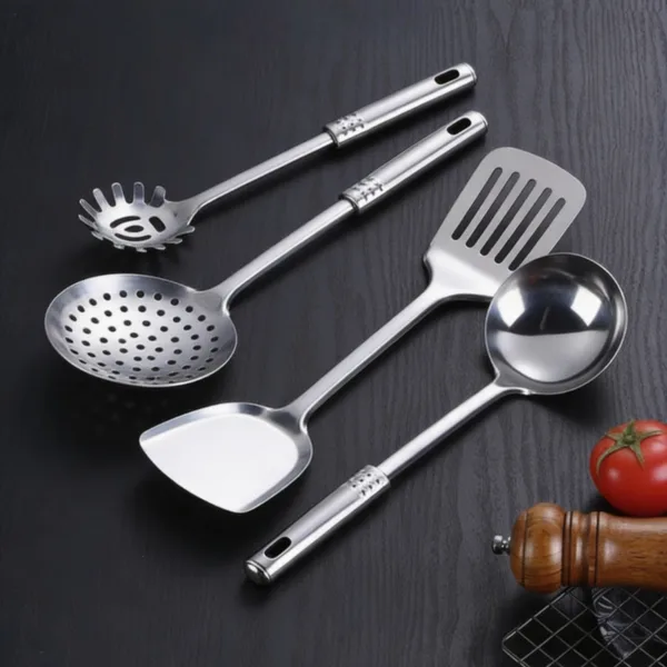 RVS wokgereedschapset