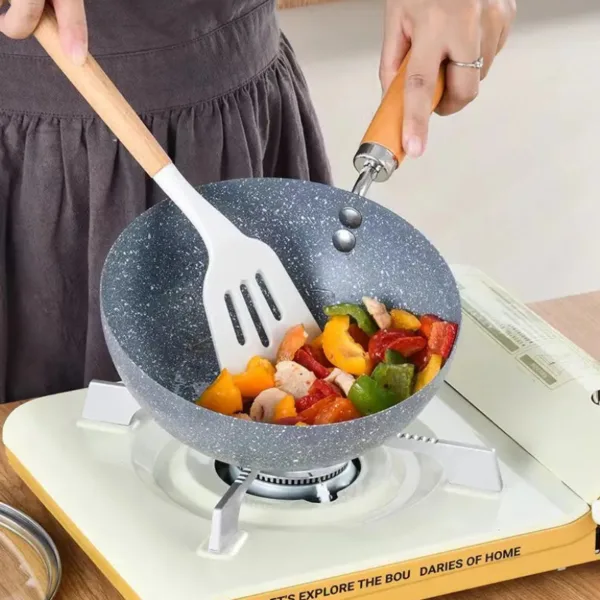 Inductiewokpan met deksel