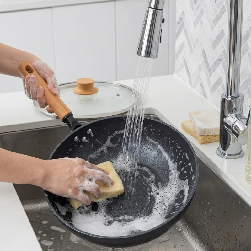 Wokpan met deksel 32 cm voor inductie