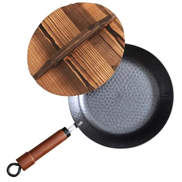 Pekaji koolstofstalen wokpan 28-30 cm voor inductie