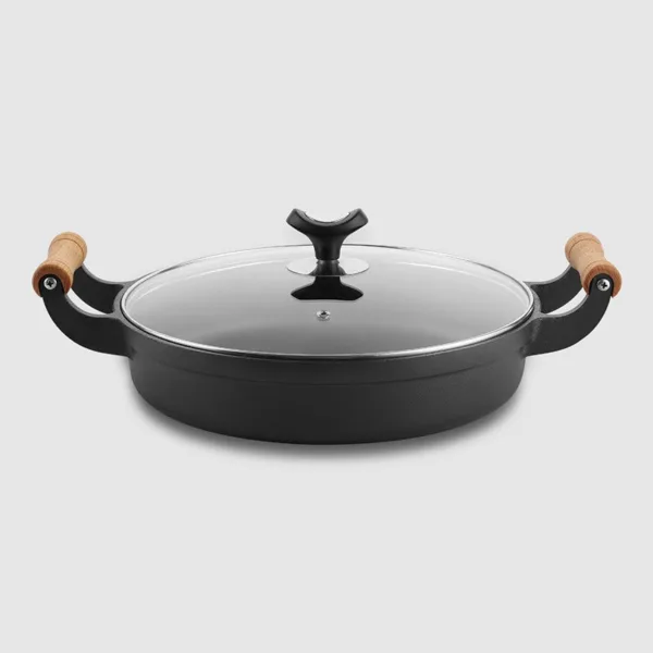 Gamaksan gietijzeren wokpan 29-31 cm, foto 5