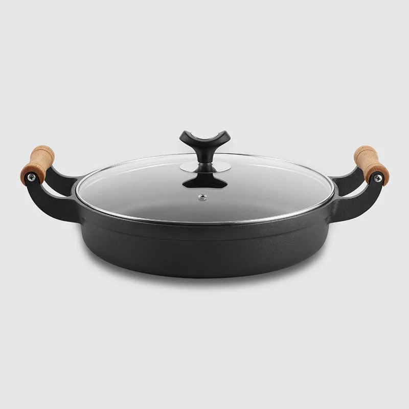 Gamaksan gietijzeren wokpan 29-31 cm, foto 5