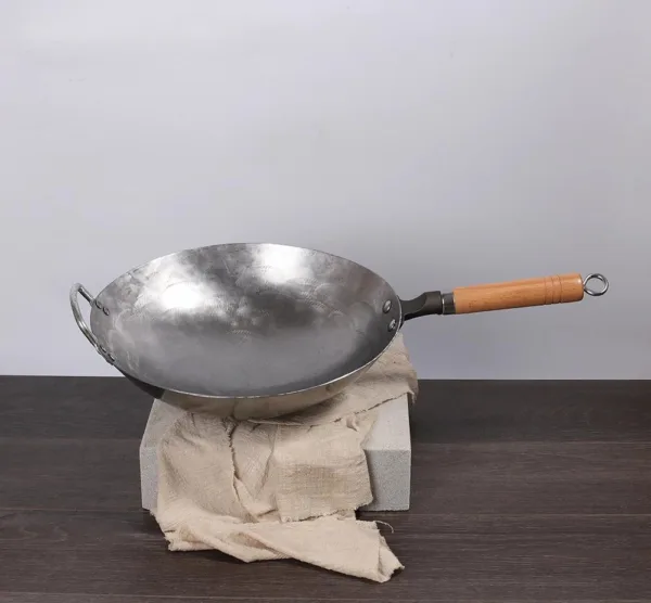 Gassan stalen wokpan, foto 3