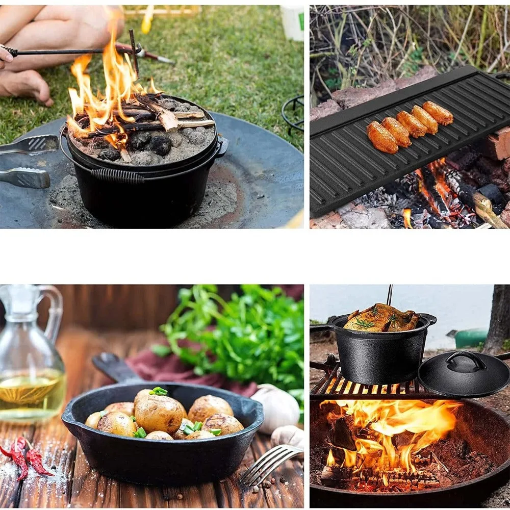 Gietijzeren wokset voor barbecue, foto 2