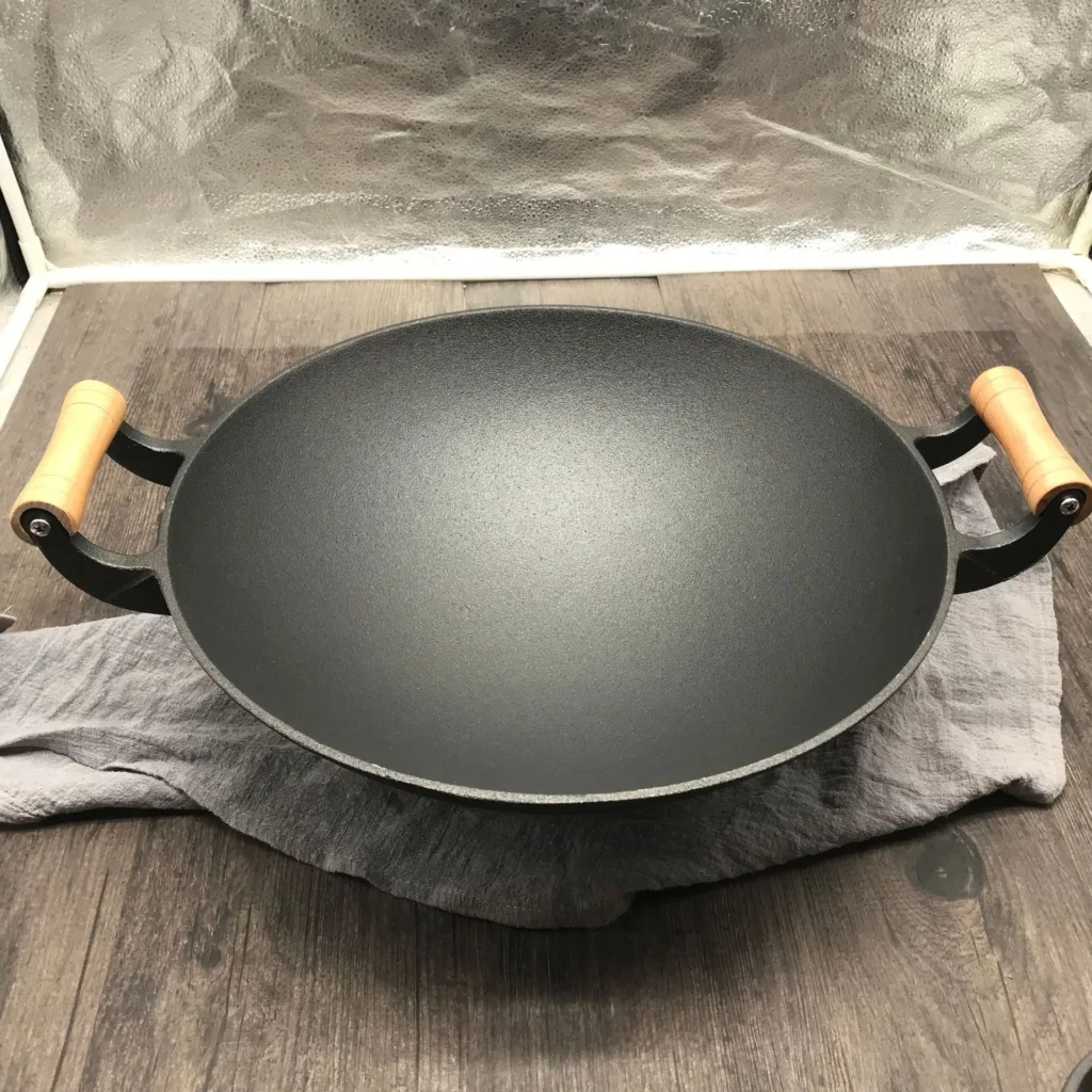 Jangsan gietijzeren wokpan, foto 4