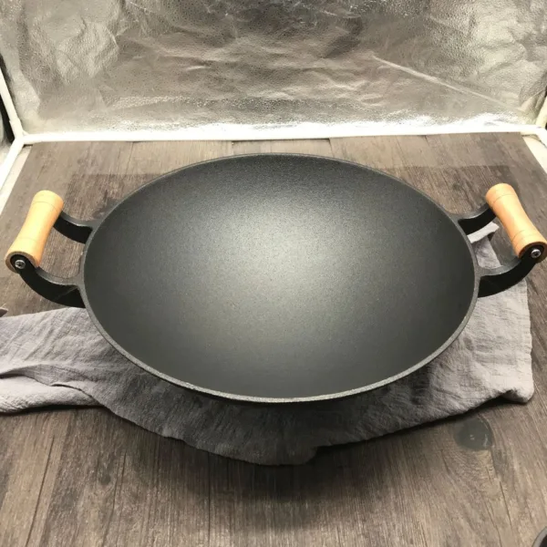 Jangsan gietijzeren wokpan, foto 4