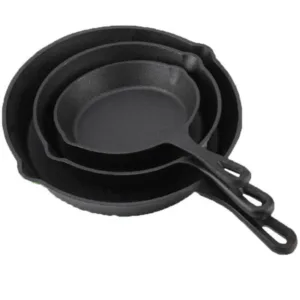 Kalda gietijzeren wokpan 14-20 cm