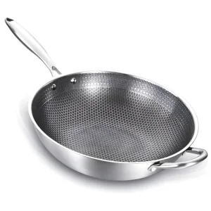 Kitaka rvs wokpan 32-34 cm voor inductie