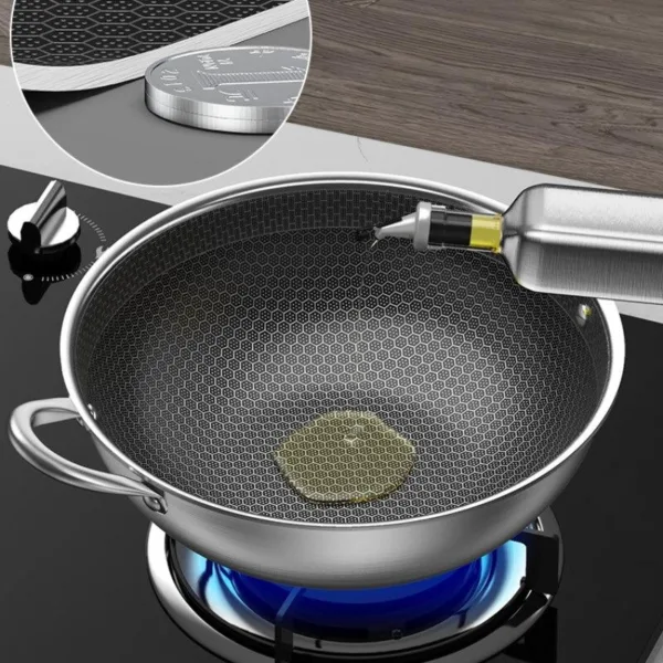 Hiuchi rvs wokpan voor inductie