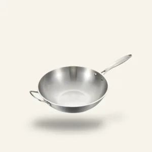 Kaimon rvs wokpan 32 cm voor inductie