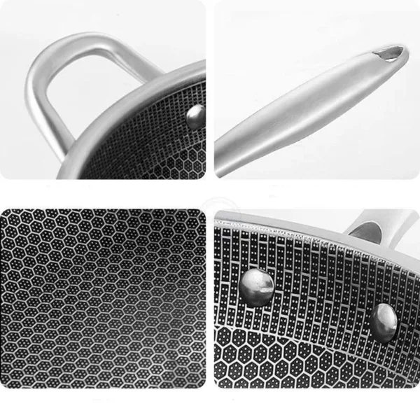 Kita rvs wokpan 32-34 cm voor inductie