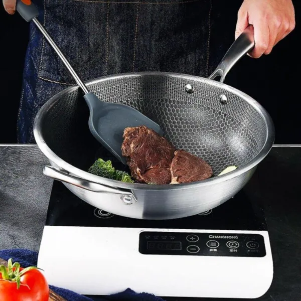 Kita rvs wokpan 32-34 cm voor inductie