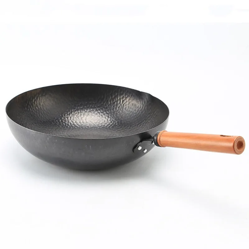 Benka stalen wokpan 32 cm voor inductie
