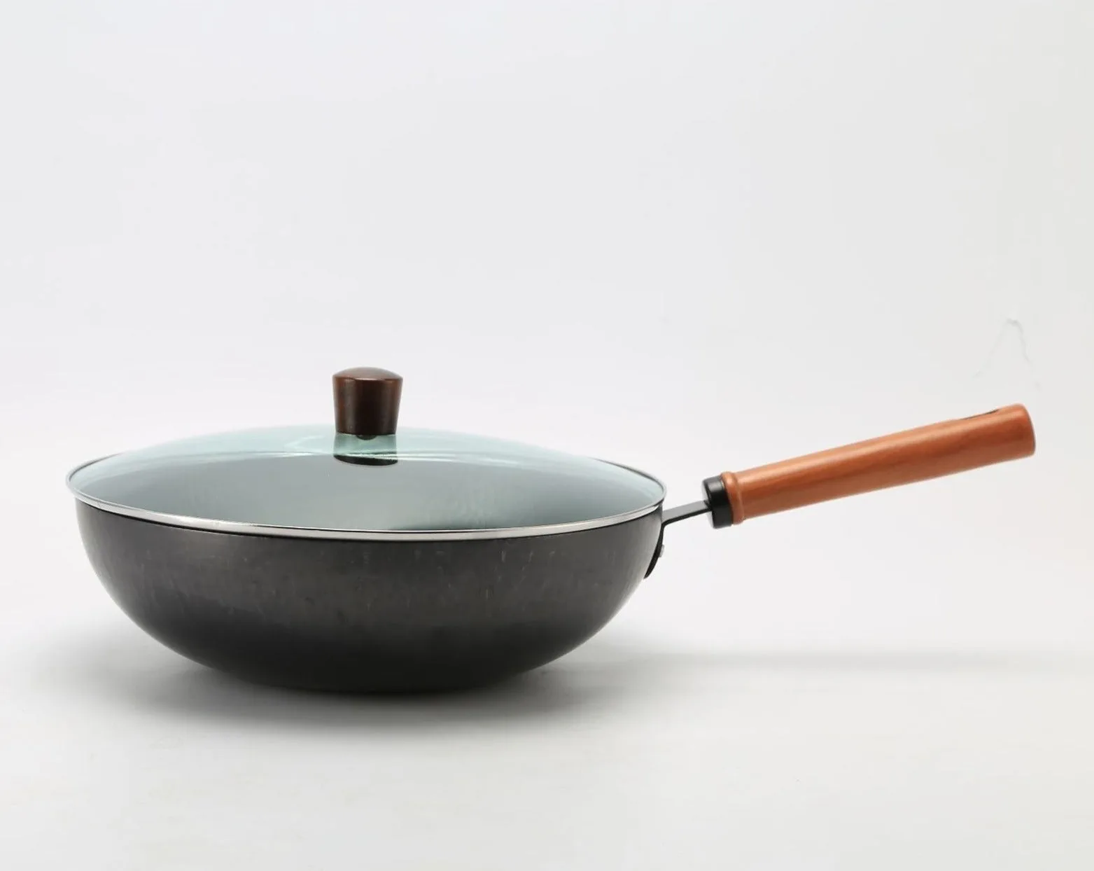 Benka stalen wokpan 32 cm voor inductie