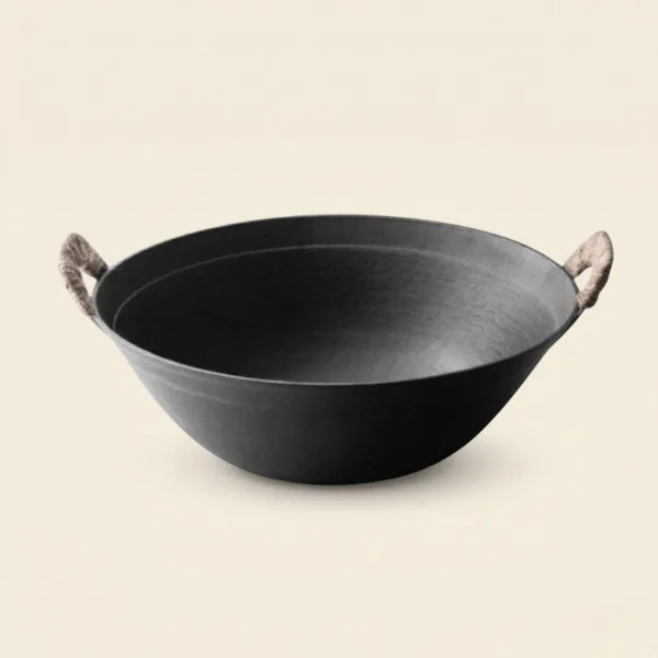 Ontake gietijzeren wokpan, foto 2