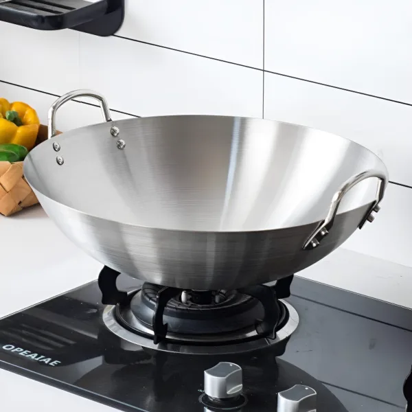 Grote wokpan 40 cm