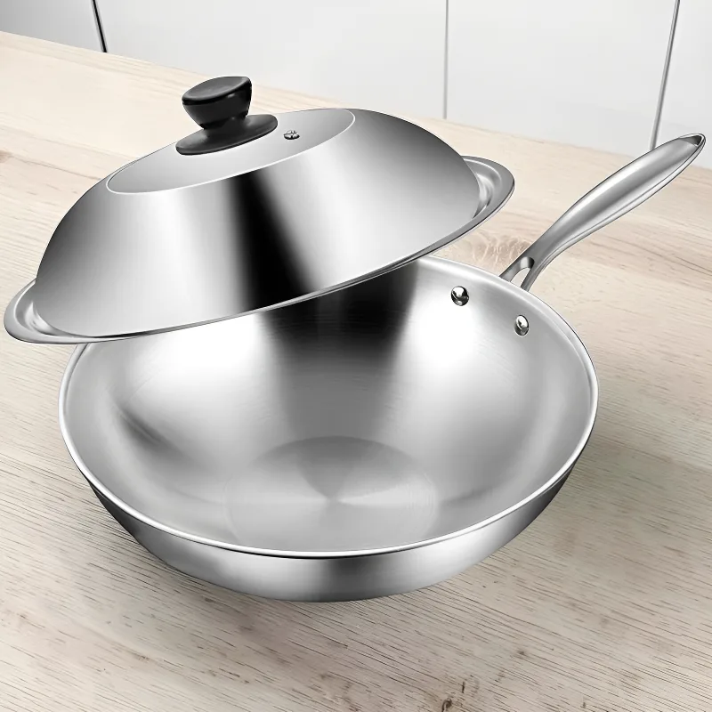 RVS wokpan voor inductie