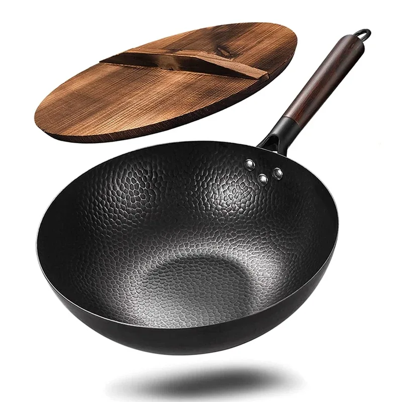 PFAS-vrije wokpan met deksel, foto 4