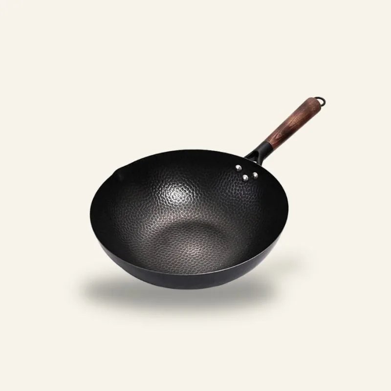 PFAS-vrije wokpan met deksel