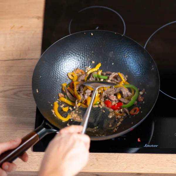 PFAS-vrije wokpan met deksel, foto 6