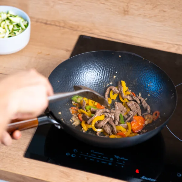 PFAS-vrije wokpan met deksel, foto 5