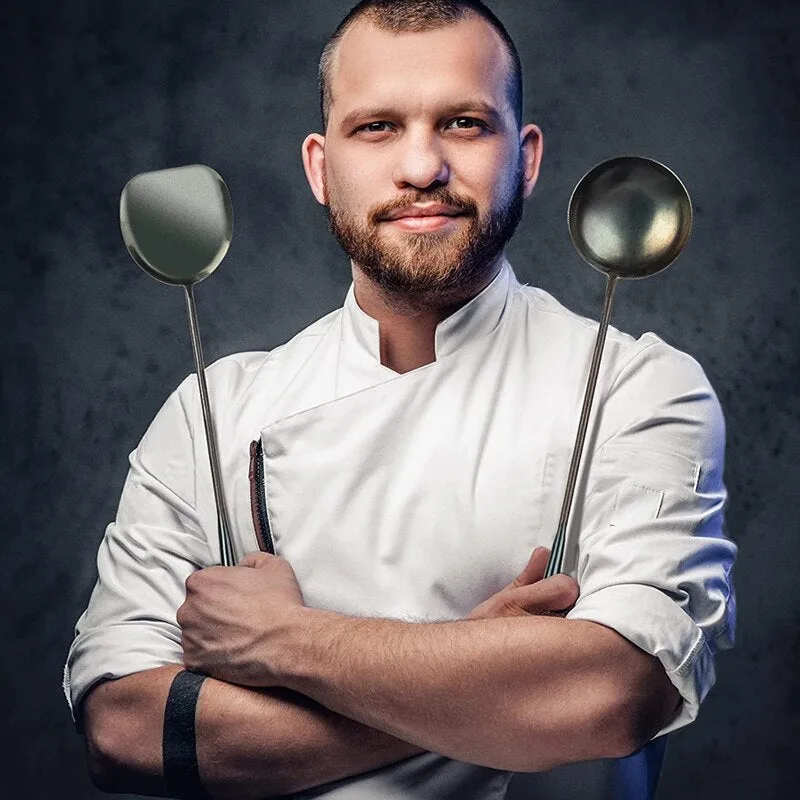 Professionele wokspatelset