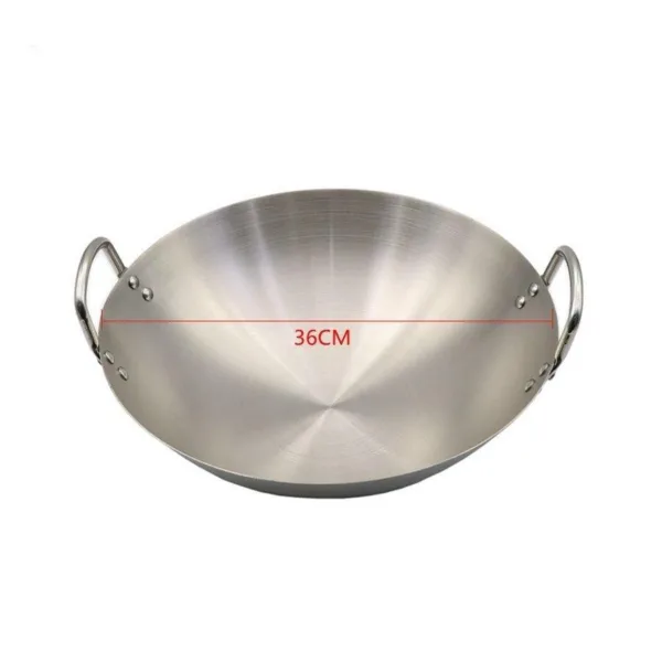 Tate rvs wokpan 36 cm, foto 2