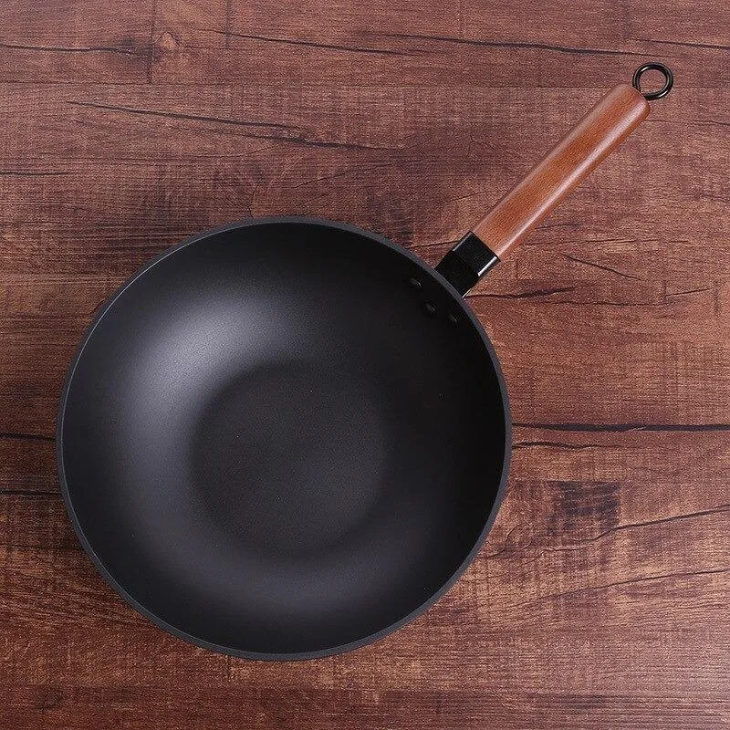 Tsukuba wokpan met deksel 32 cm, foto 5