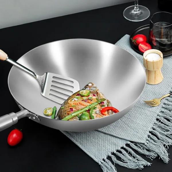 Pankaji rvs wokpan voor inductie