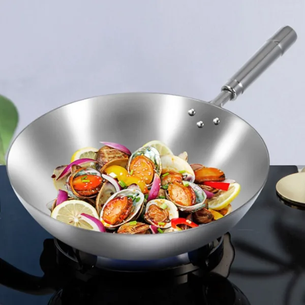 Pankaji rvs wokpan voor inductie