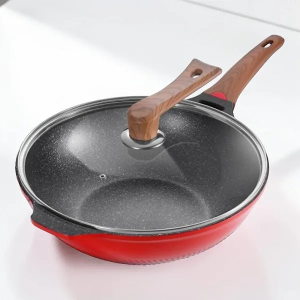 Wokpan met deksel voor inductie, foto 2