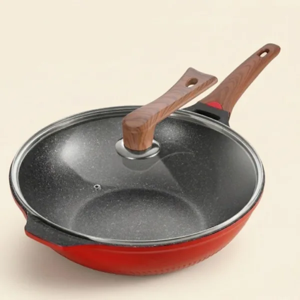 Wokpan met deksel voor inductie