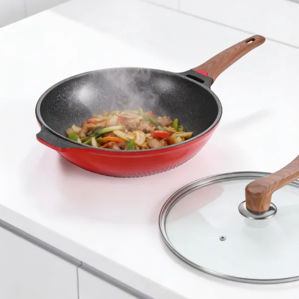 Wokpan met deksel voor inductie, foto 10